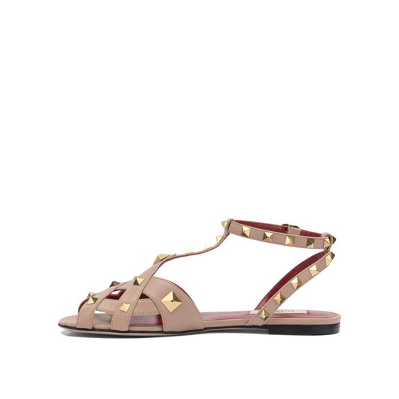 Valentino Garavani Studdy Leather Sandals DEFAULT 38 Women - Picture 3 of 5